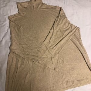 Lands End turtleneck, gold, 3x